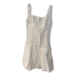 Frankie's Bikinis White Sleeveless Chemise